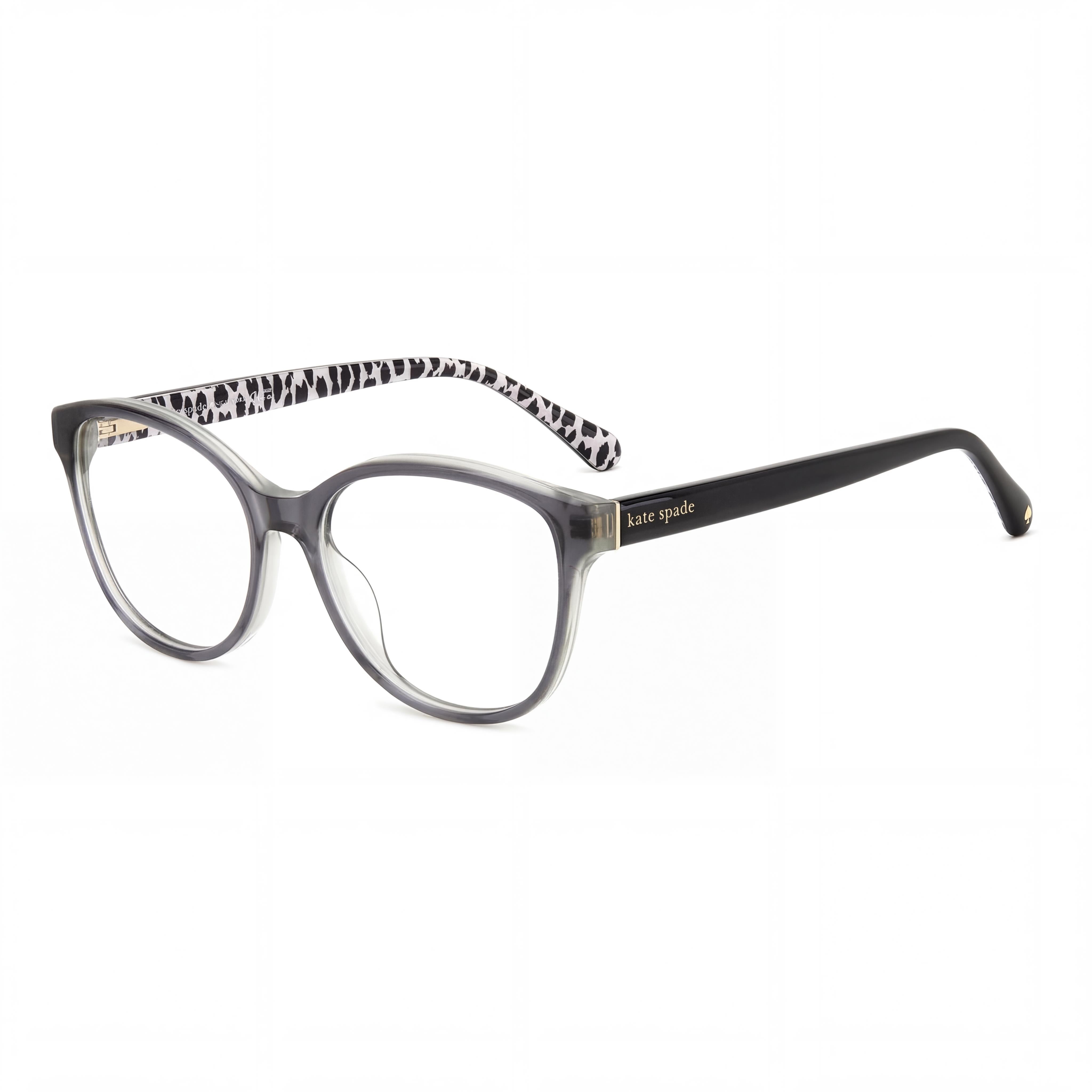 kate spade new york Rosalind/G Women's Grey Plastic Frame Sunglasses with Polycarbonate Lenses, 50mm Lens Width, Photo 1