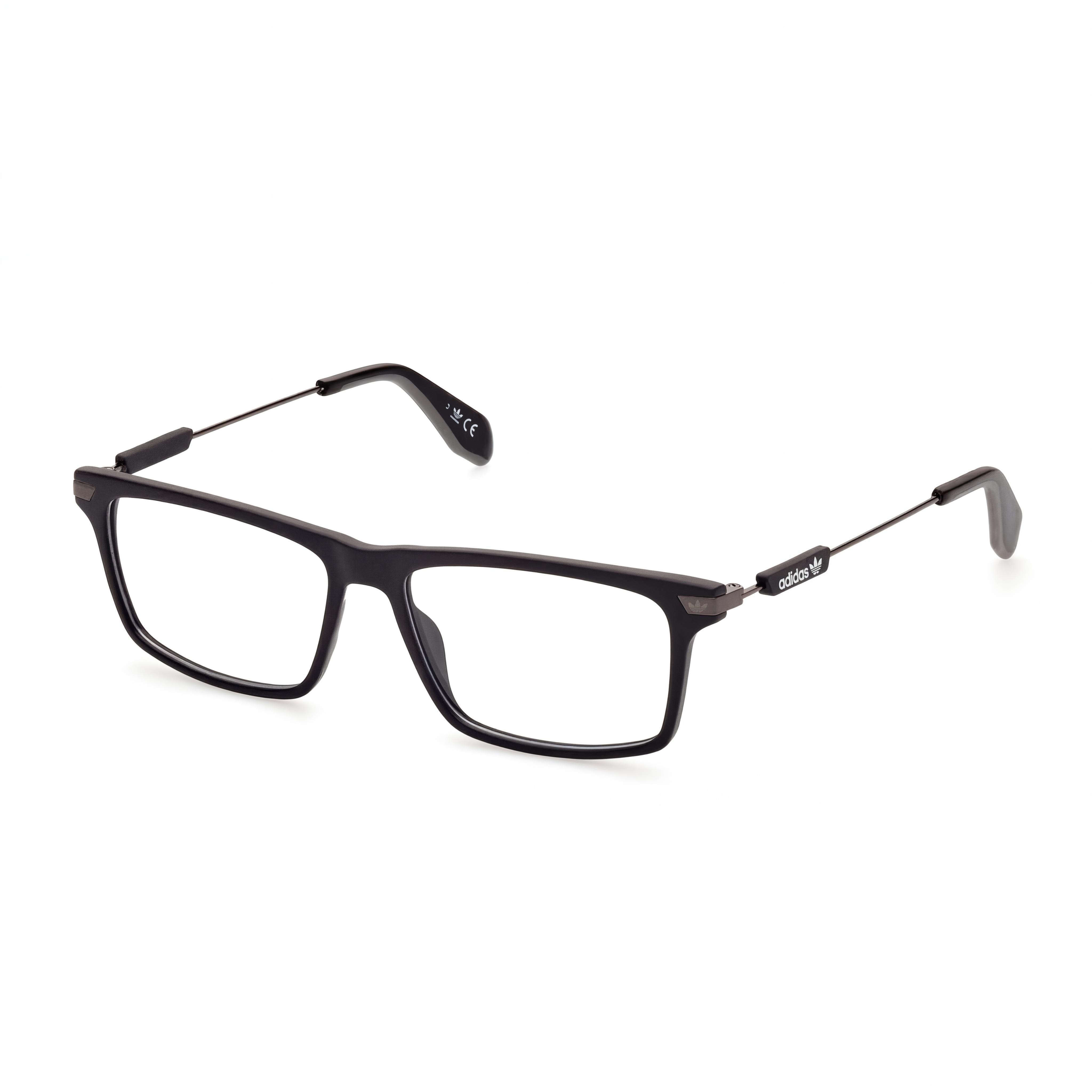 Gafas adidas Casual para hombre, montura de plástico negro mate, lentes sin policarbonato, talla 54-15-145, Photo 1