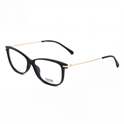 Gafas de sol Polaroid PLD D416 para mujer, montura negra, lentes no polarizadas, inyección de poliamida, 54 mm