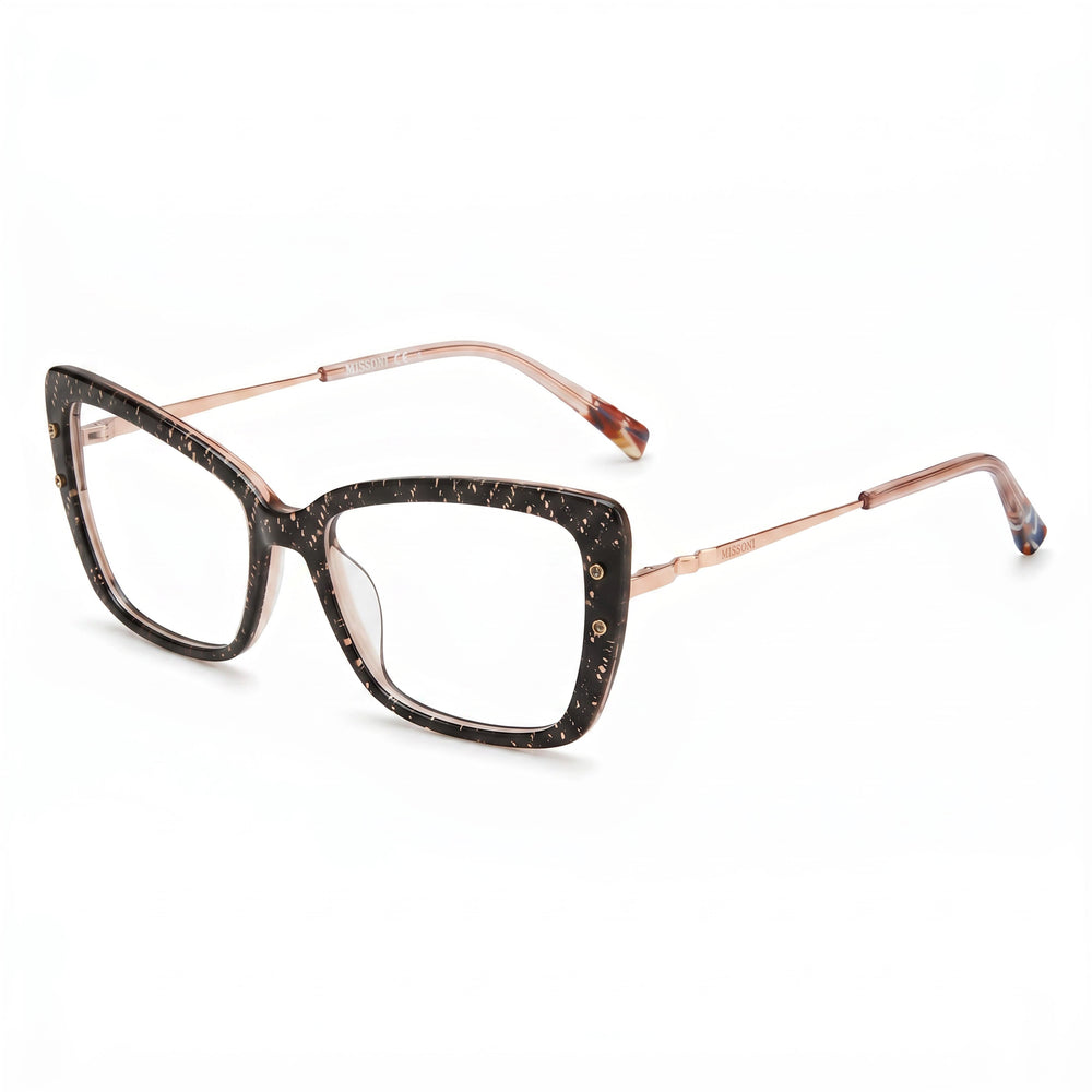 Gafas de sol Missoni Casual para mujer, montura de poliamida, lentes de policarbonato no polarizadas en color nude negro, 54 mm