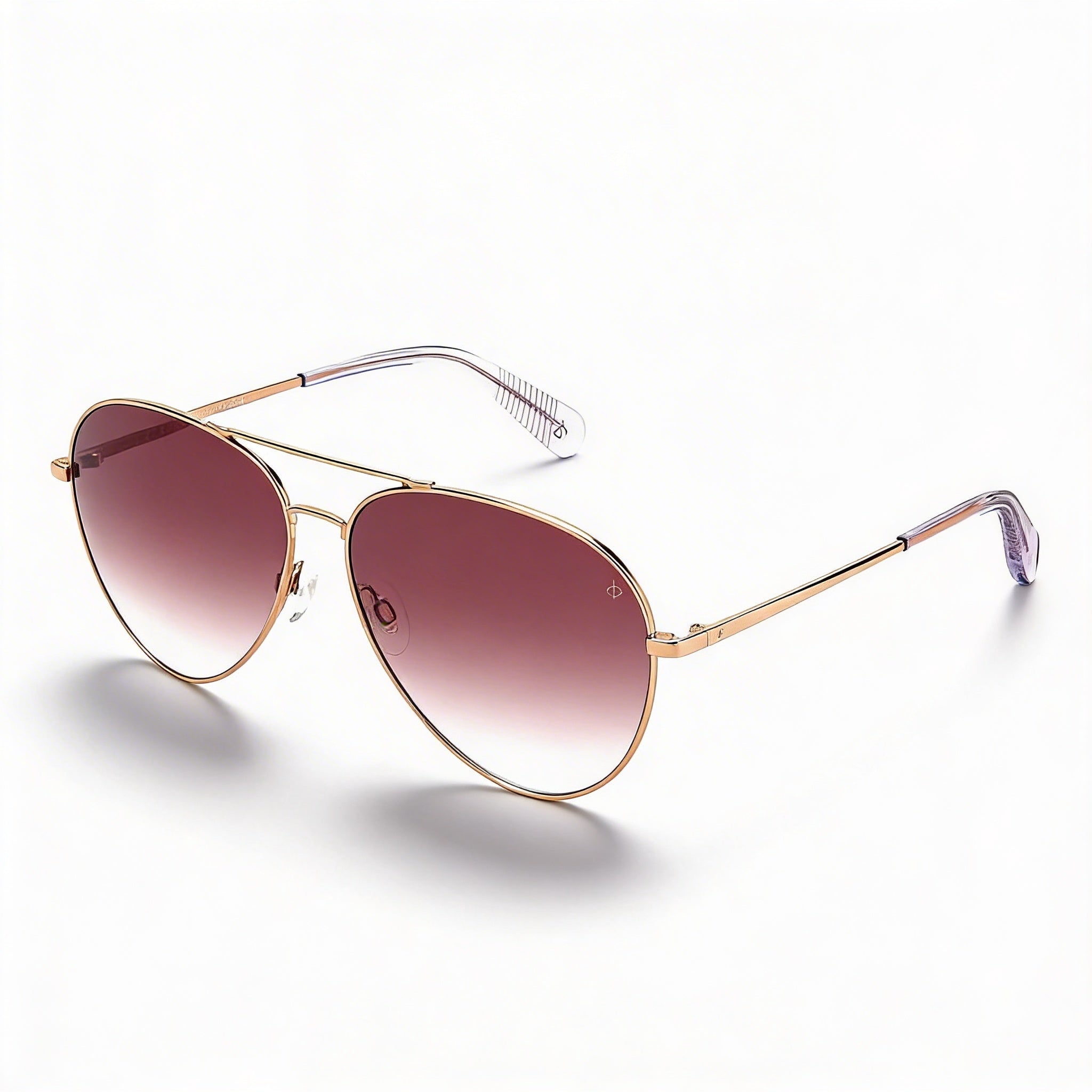 Gafas de sol modernas Rag & Bone para mujer, de acero inoxidable, color rojo, dorado y rosa, con protección UV, 59 mm, Photo 1