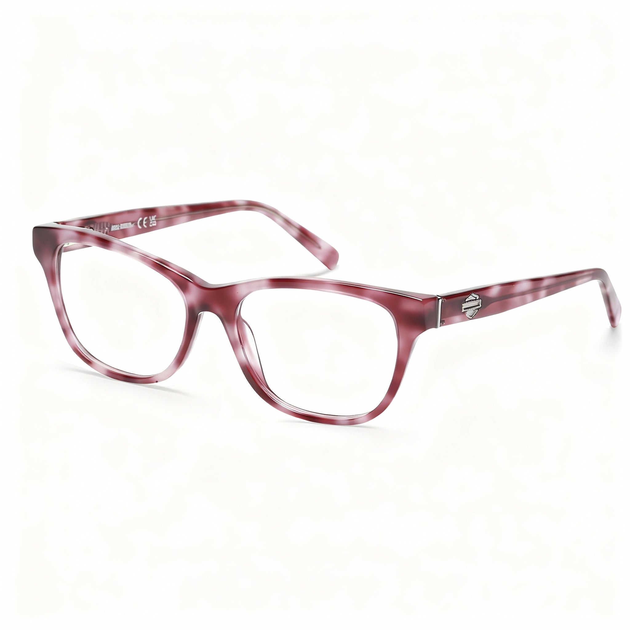 Harley-Davidson Hd0574 Unisex Plastic Eyeglasses, Bordeaux, 100% UV Protection, 52-16-140