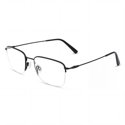 Flexon H6041 Unisex Sunglasses with Flexon Frames in Black, complemented by Black Lenses, 52mm