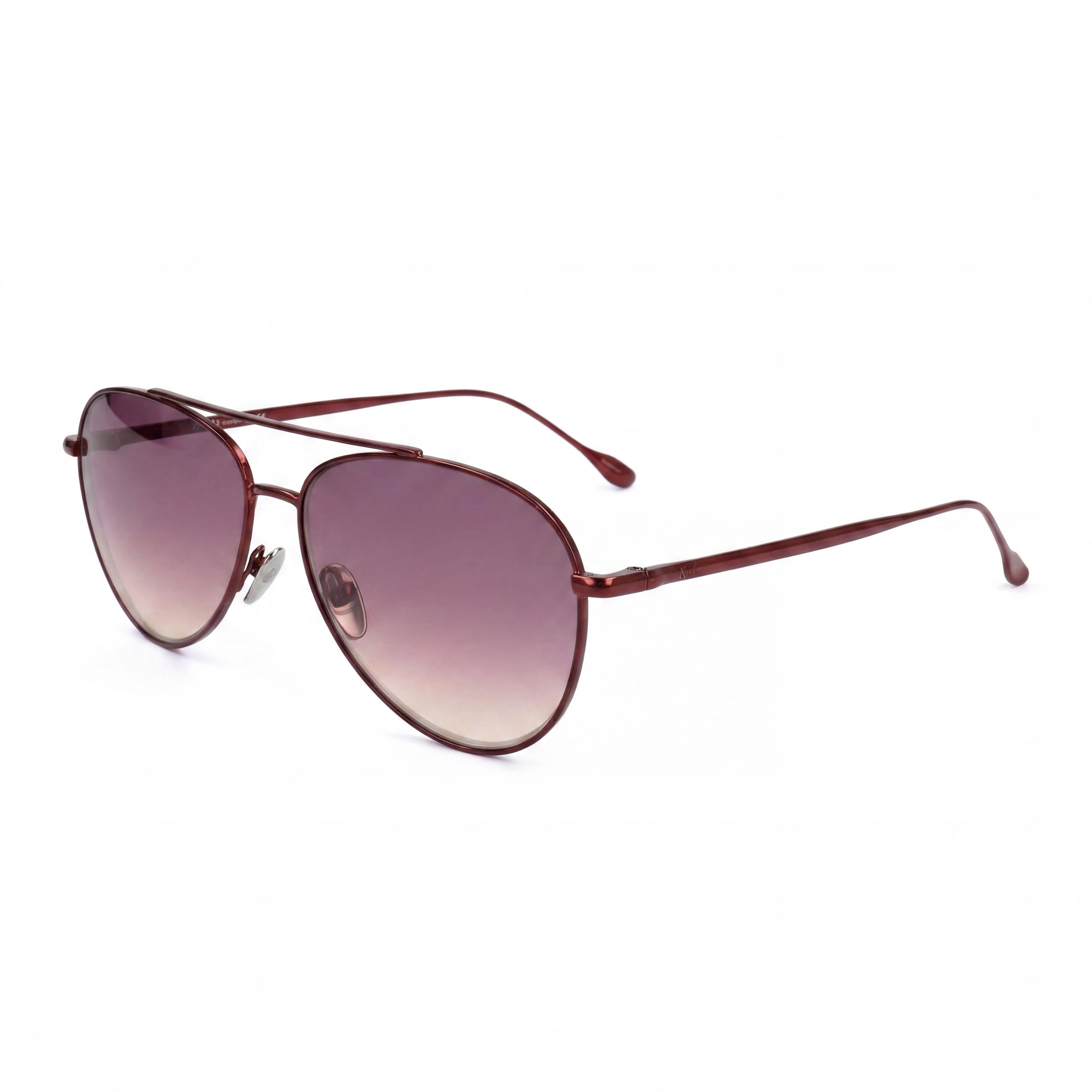 Gafas de sol Isabel Marant casual para mujer con montura metálica, rojo vino con espejo dorado en lentes sombreadas burdeos 60-14-145, Photo 1