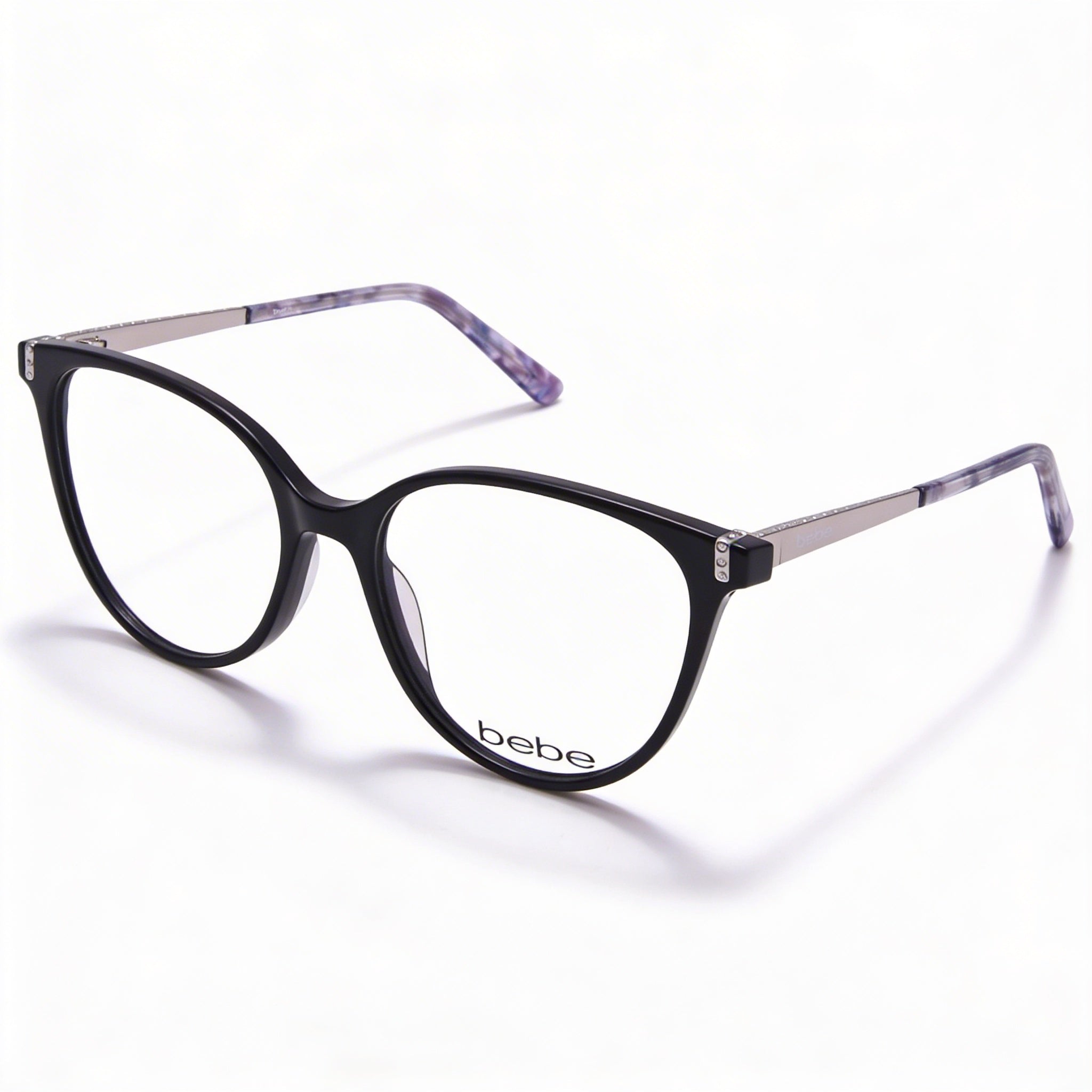 Gafas graduadas Bebe BB5215 para mujer, montura redonda de plástico, montura completa, 52-16-135 mm, Photo 1