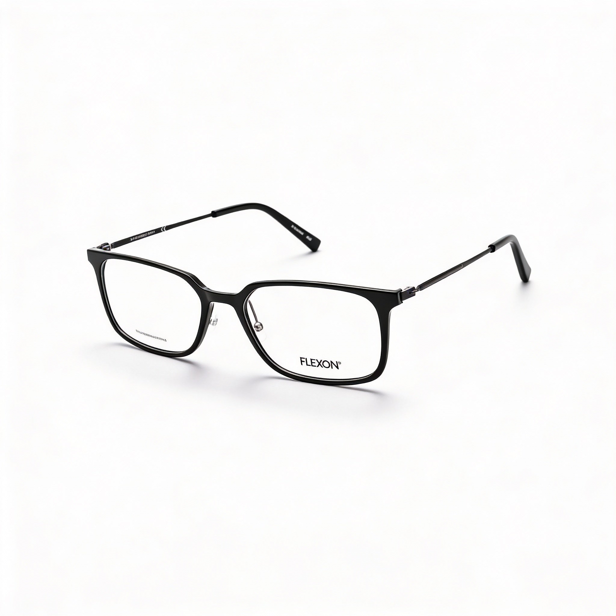 Flexon Ep8003 Unisex Black Acetate Frame Polarized Polycarbonate Lenses Sunglasses 55mm Lens Width, 18mm Bridge, 145mm Temple, Photo 1