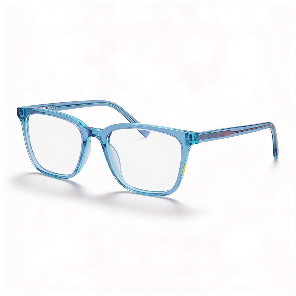 DKNY Dk5060 Women's Acetate Optical Frames in Blue Laminate with Blue Laminate Lenses 52mm