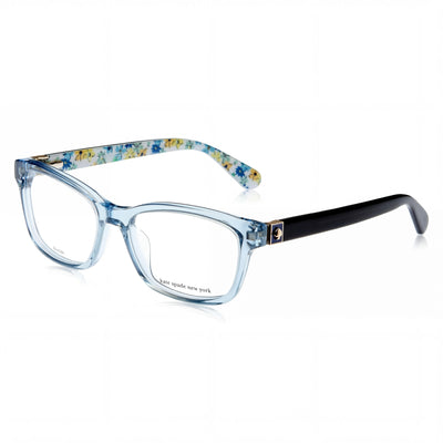 kate spade new york Gafas de mujer modernas de acetato azul 52mm