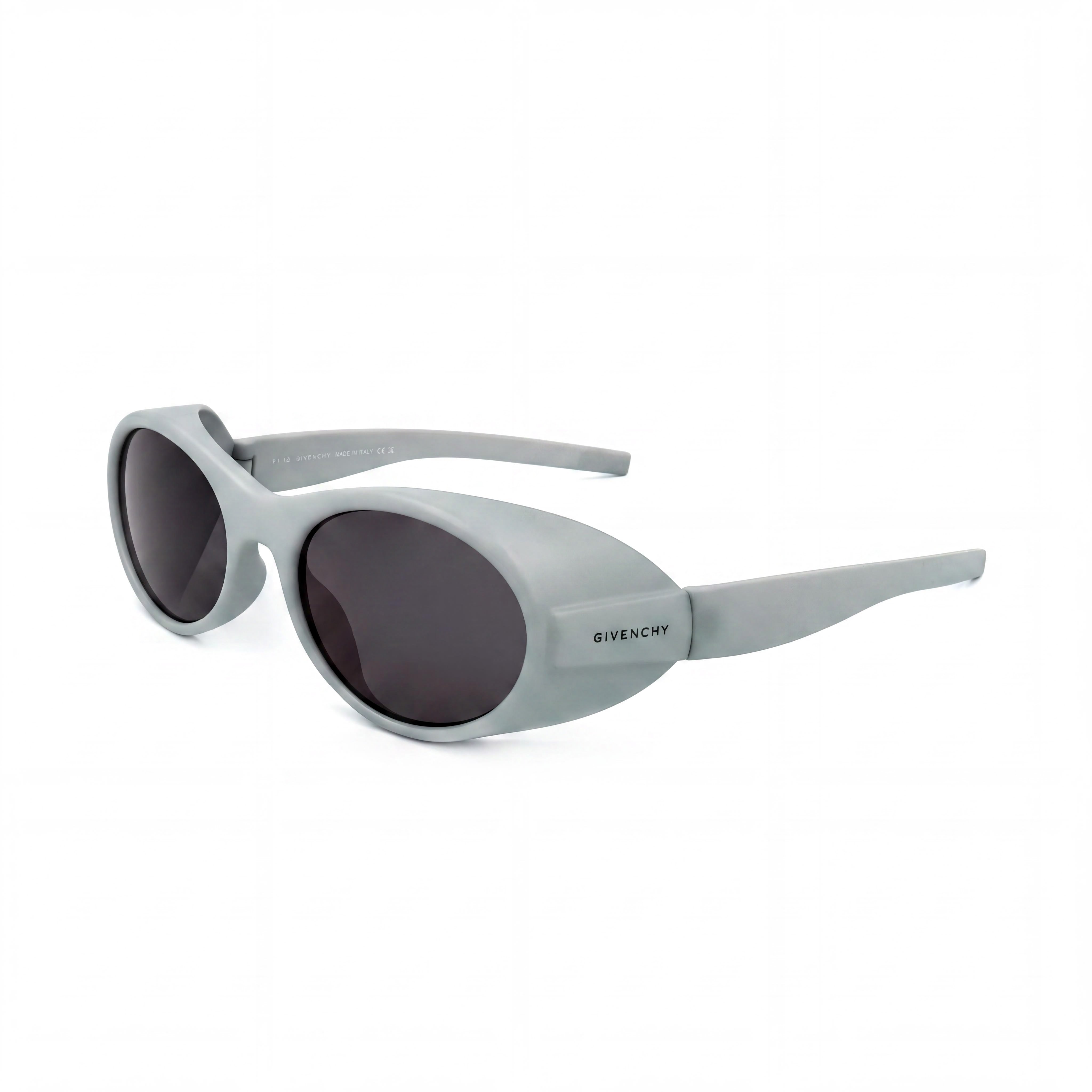 Gafas de sol Givenchy Casual para mujer con montura de plástico gris claro y lentes ahumadas, 100 % protección UV, 55 mm, Photo 1
