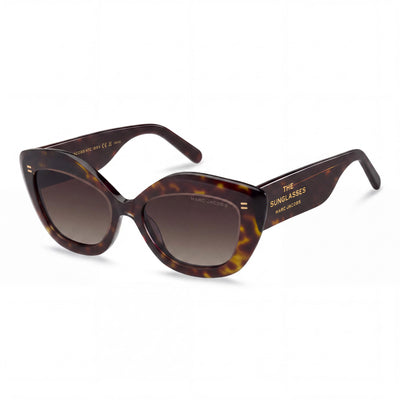 Marc Jacobs Classic Women's Crystal Havana Acrylic Frame Non-Polarized Sunglasses with 100% UVA & UVB Protection 18mm Bridge 145mm Temple