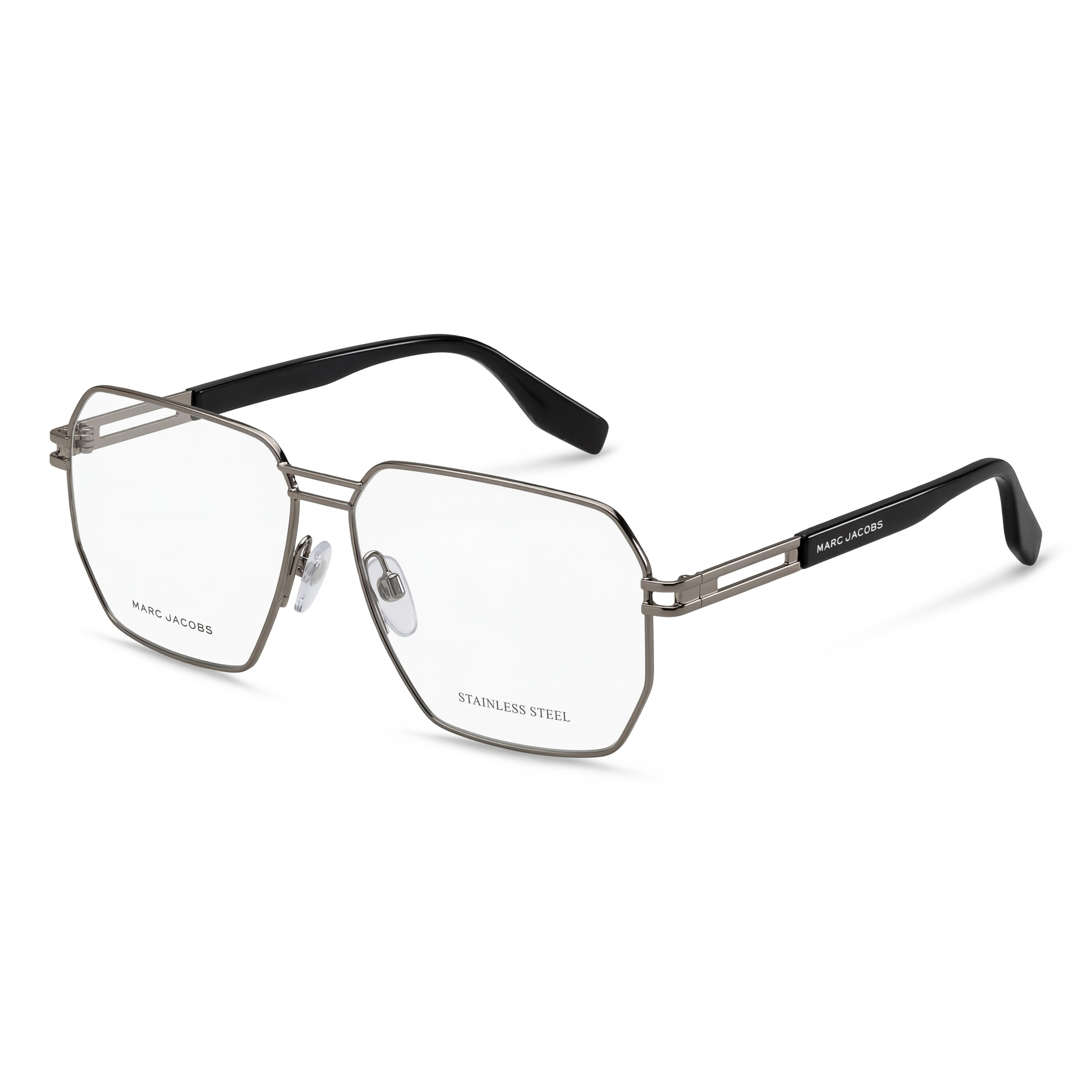Marc Jacobs Marc 635 Unisex Metal Frame Ruthenium Black Polycarbonate Lenses Optical Eyewear 59mm, Photo 1