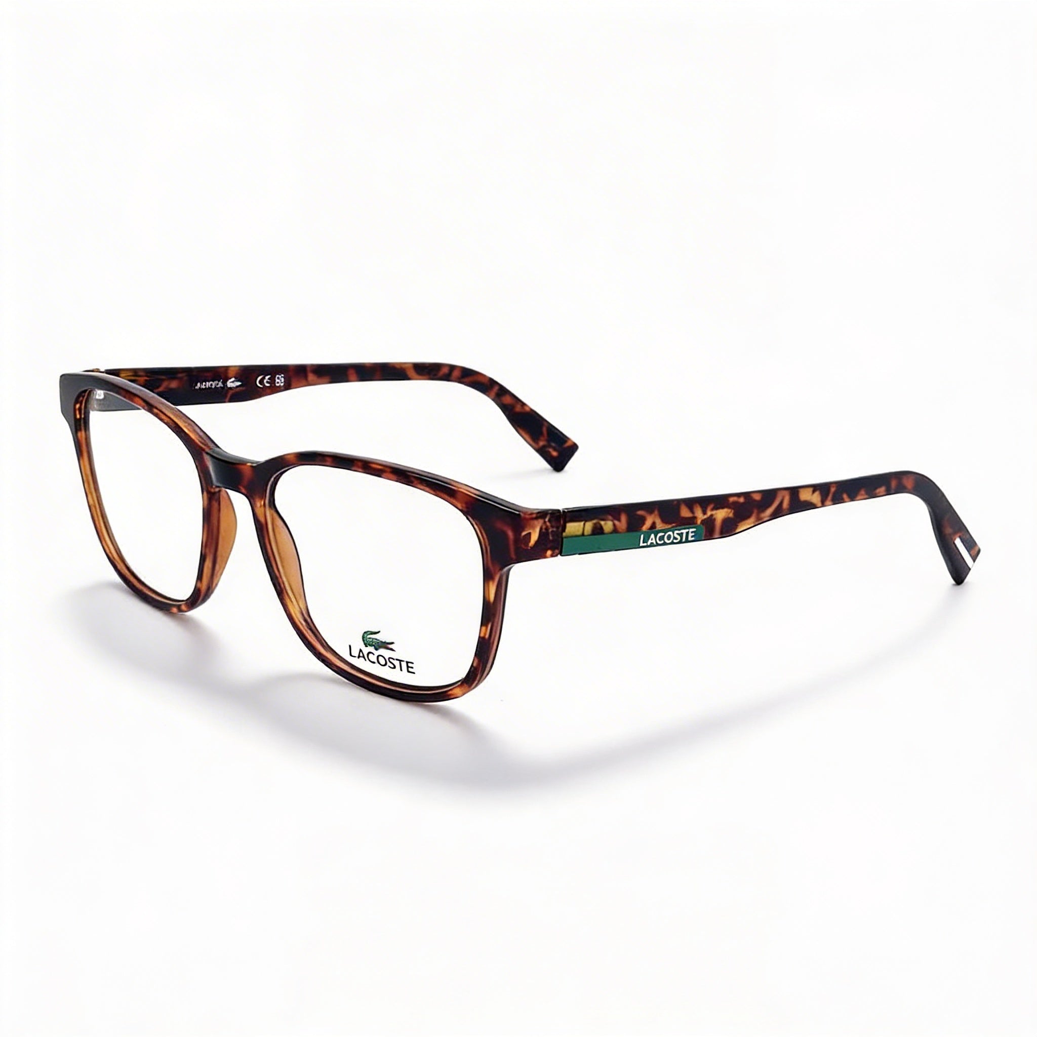 Gafas de Sol de Hombre Lacoste de Estilo Moderno con Montura de Acetato y Lentes de Policarbonato Havana Oscuro, Ancho de Lente 54mm, Photo 1