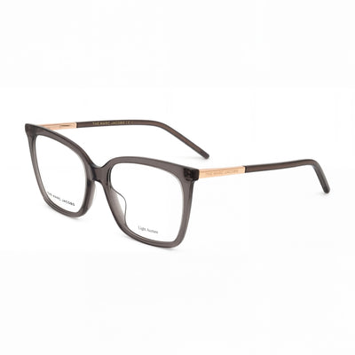 Gafas Marc Jacobs MARC 510, diseño unisex, montura de acetato gris transparente, ancho de lente de 51 mm