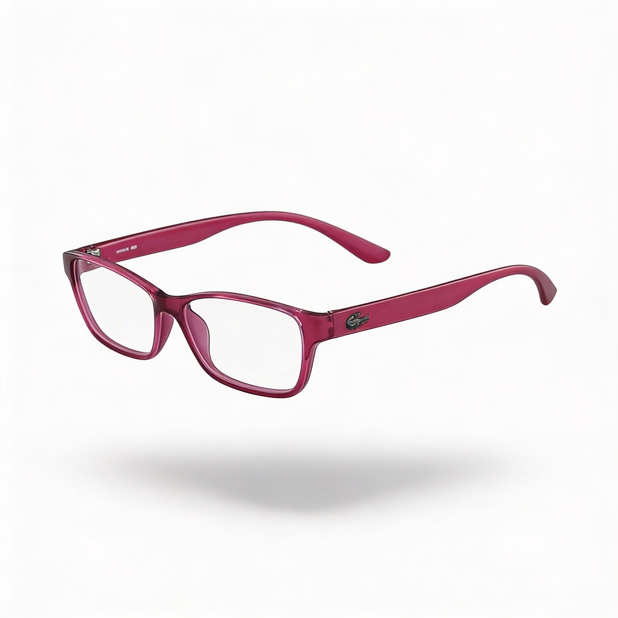 Lacoste Women's L3803b Mi Fuchsia Glitter Plastic Frame Eyewear with 51mm Lens Width, 14mm Bridge, and 135mm Temples, Photo 1