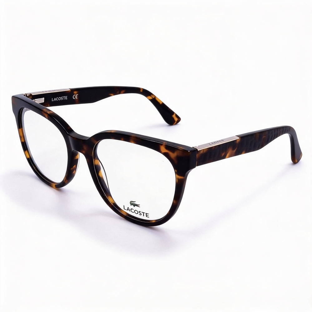 Lacoste L2901 Havana Style Unisex Acetate Eyeglasses, Havana Color, Polycarbonate Lenses, 53mm