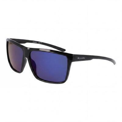 Columbia C572sp N Timber Pointe Black Blue Mirror Men's Polarized 100% UV Protection Plastic Sunglasses 63mm
