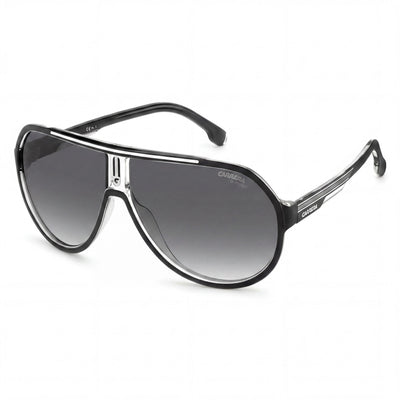 Carrera Modern Black White Pilot Frame Unisex Thermoplastic Elastomers UV Protection Sunglasses 64mm