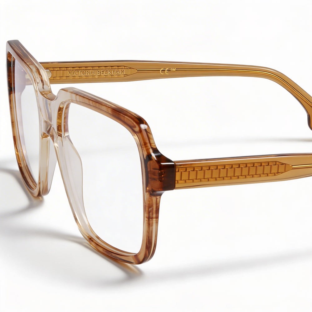 Montura de gafas oftálmicas Victoria Beckham Vb2668 para mujer, marrón degradado vintage, talla 53-17-140
