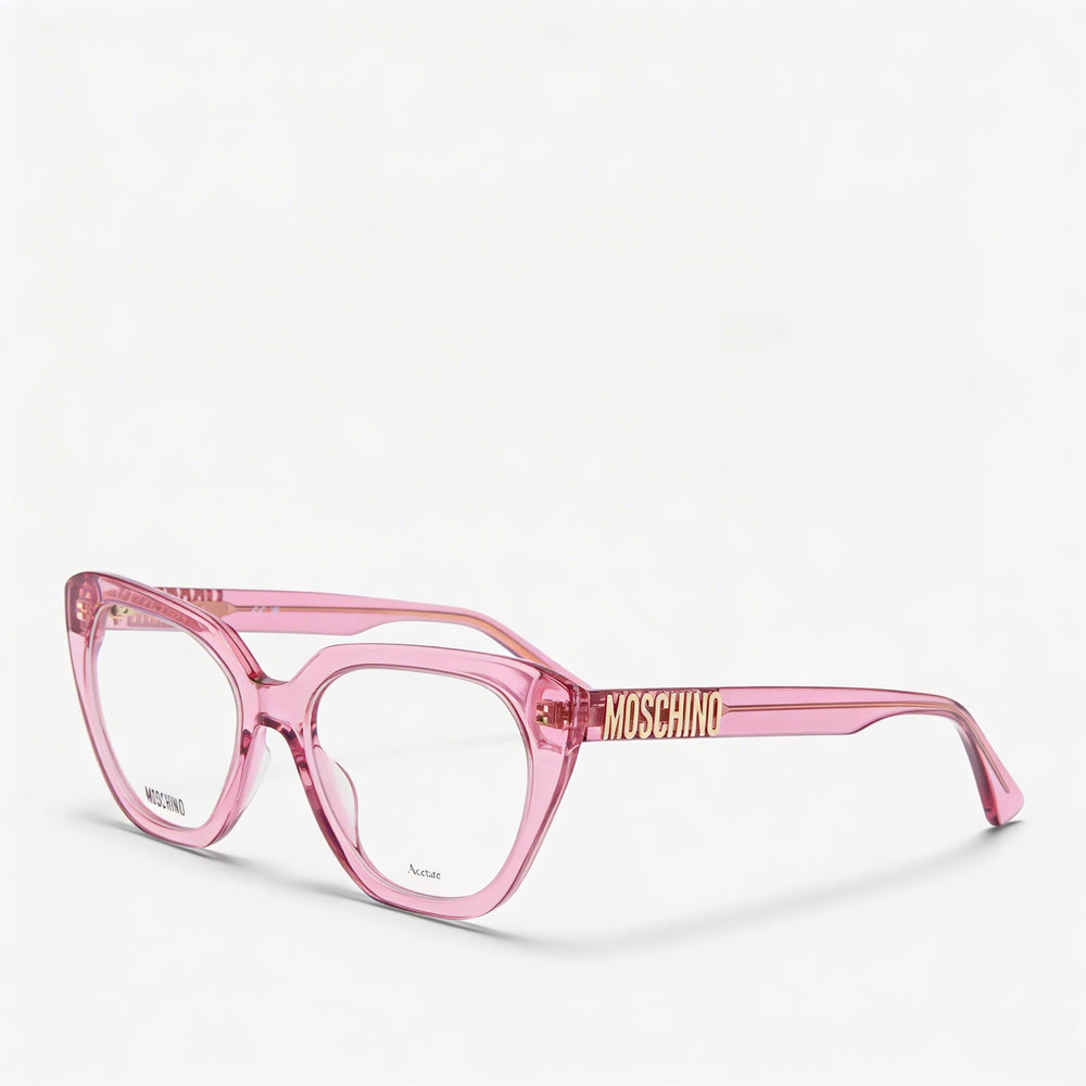 Gafas de sol Moschino de estilo moderno para mujer con montura de acetato en fucsia y lentes fucsia, tamaño 51-17-140 mm