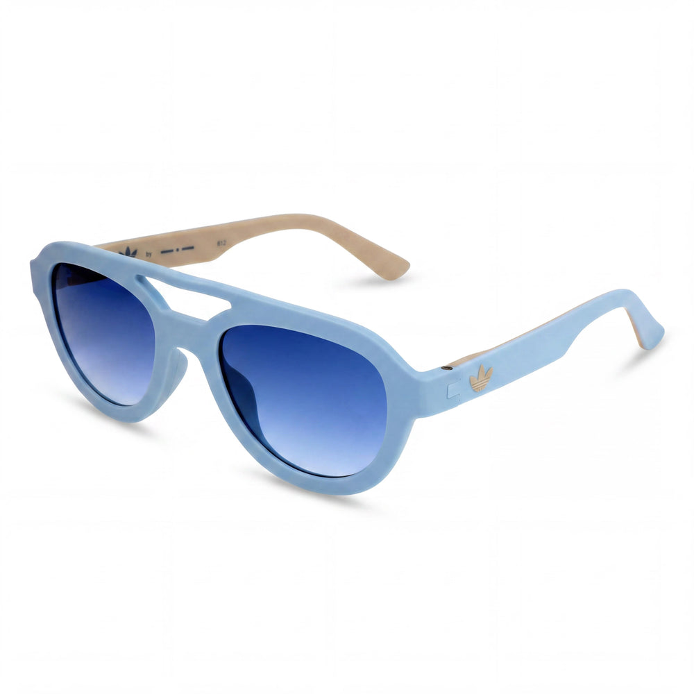 Adidas Originals Classic Unisex Multi-coloured Plastic Frame Blue Non-Polarized Sunglasses 51mm