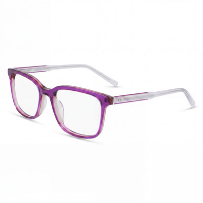 DKNY Dk5065 Unisex Sunglasses with Acetate Frame in Crystal Orchid Laminate and Polarized Polycarbonate Lenses 52mm