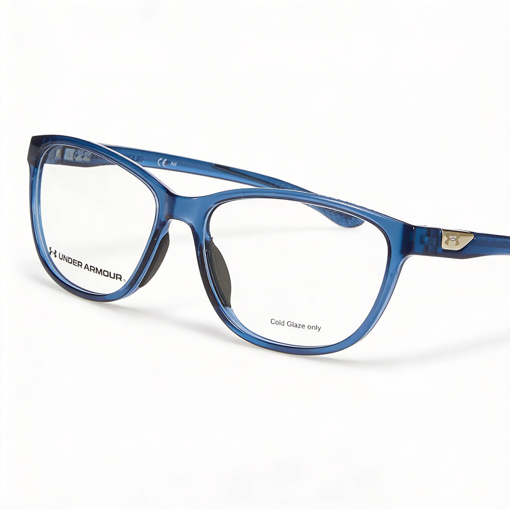 Under Armour Modern Women's Polyamide Frame Polycarbonate Lens Blue Crystal Sunglasses 54mm