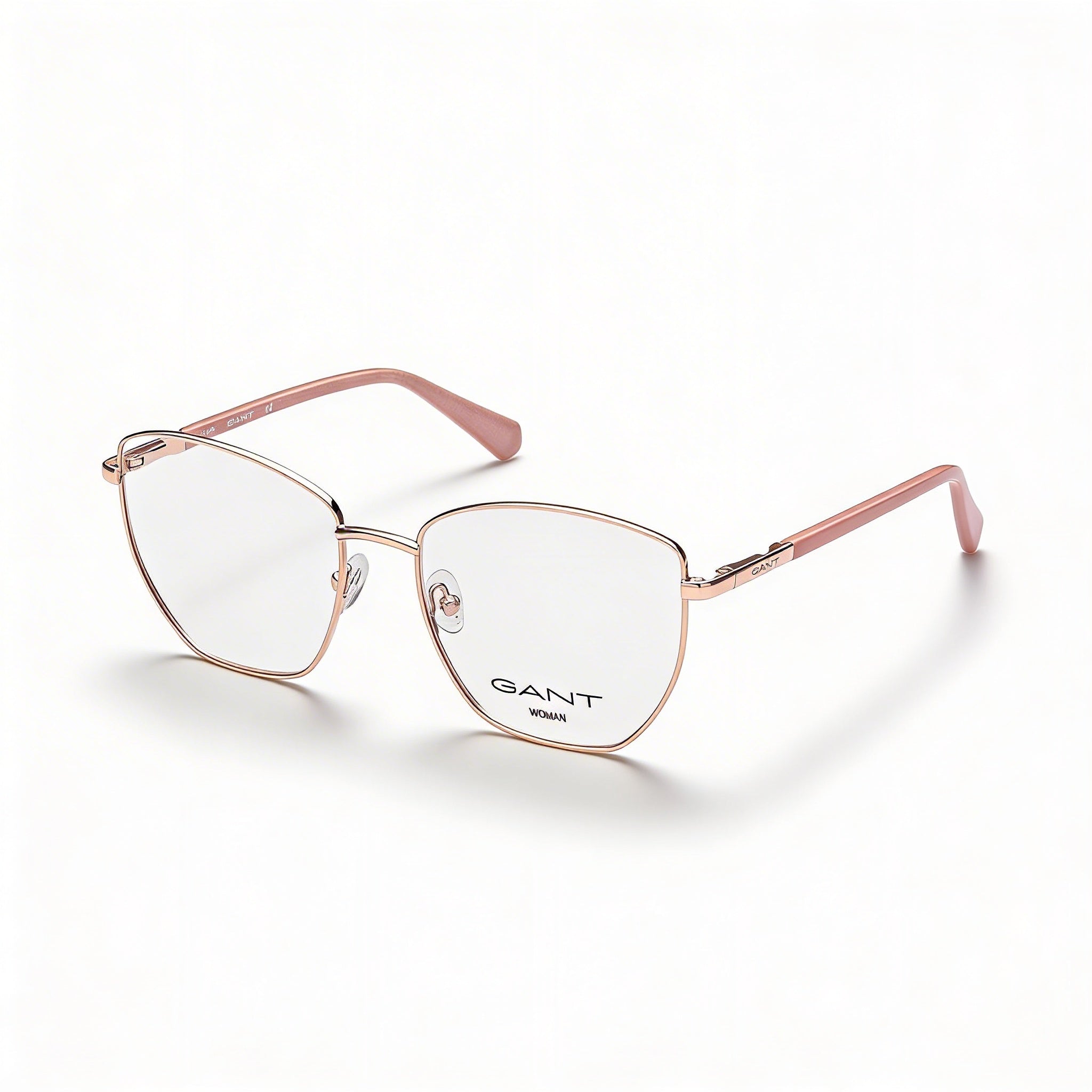 GANT Ga4111 Women's Metal Frame Shiny Rose Gold & Light Pink Optical Eyeglasses 54-17-140mm, Photo 1