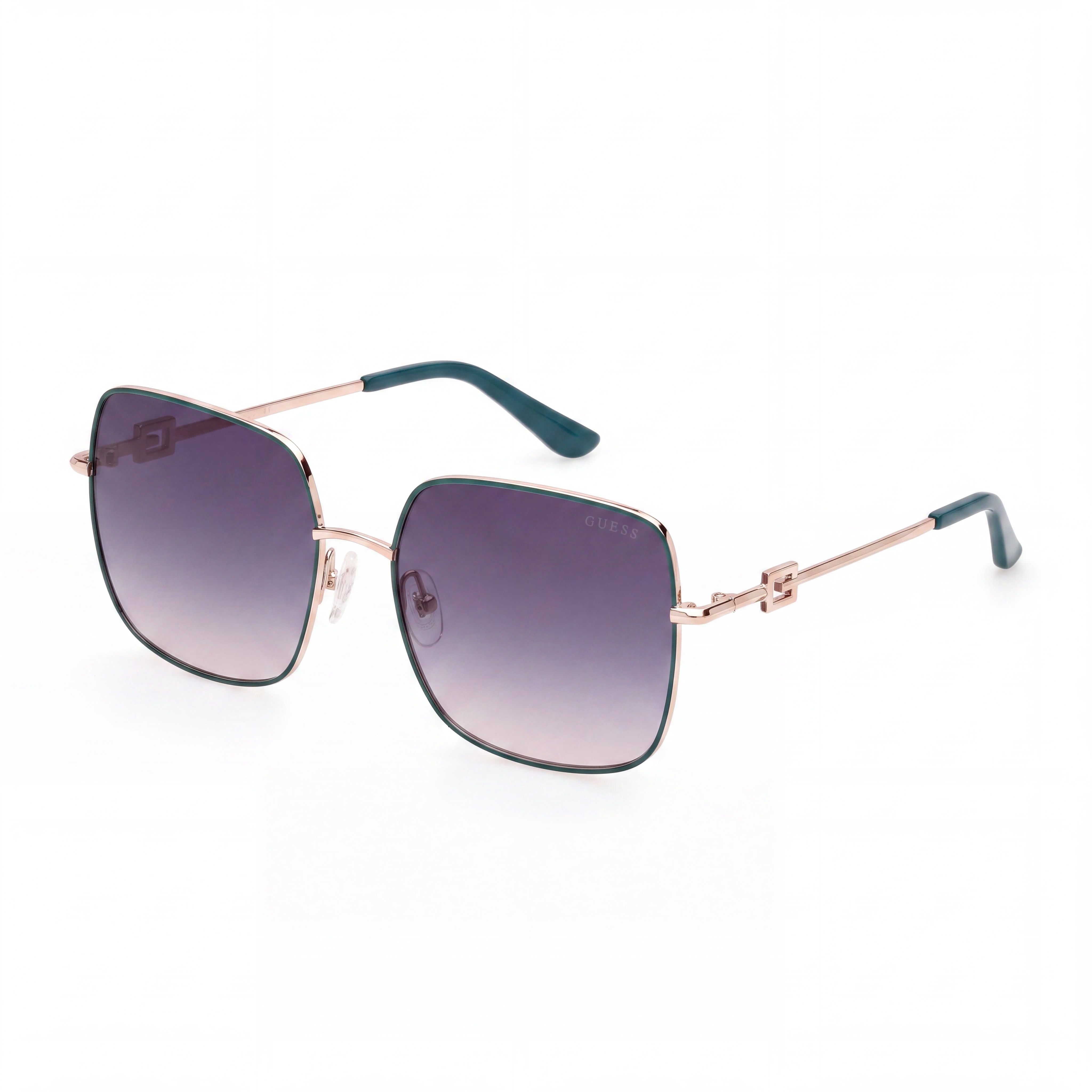 GUESS GU7906-H Unisex UV 400 Protection Dark Green Plastic Frame Gradient Blue Lenses Sunglasses 58-17-140mm, Photo 1