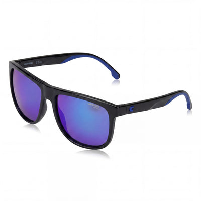 Carrera Modern Women's Black Blue Polyamide Non-Polarized 100% UV Protection Sunglasses 58mm