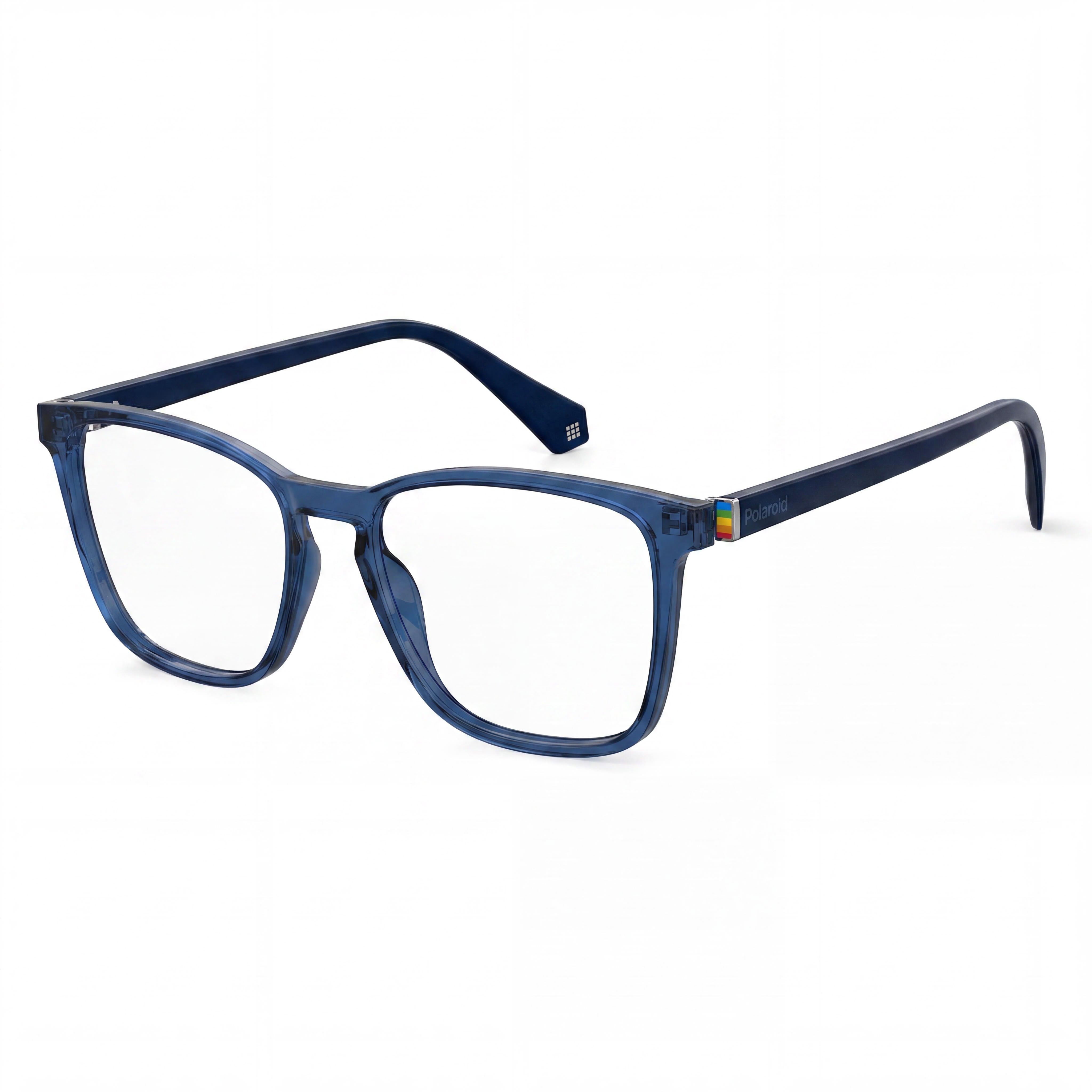 Gafas ópticas Polaroid Pld D373 de propionato azul para mujer, lente 54mm, puente 17mm, patilla 140mm, Photo 1