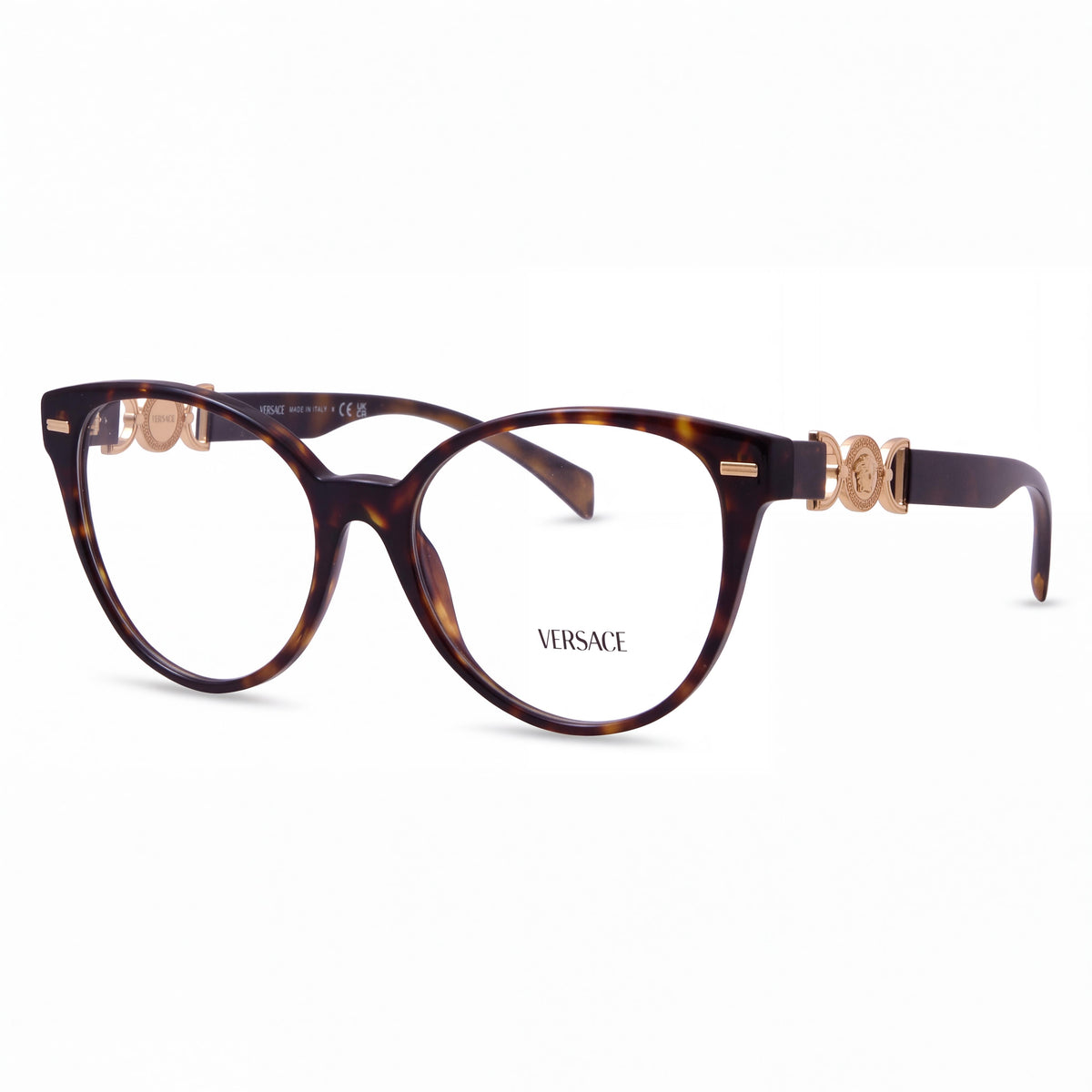 Versace Classic Women's Multicoloured Acetate Eyeglasses Frame, Lens Width 55mm, Bridge 17mm, Temple 140mm, Photo 1