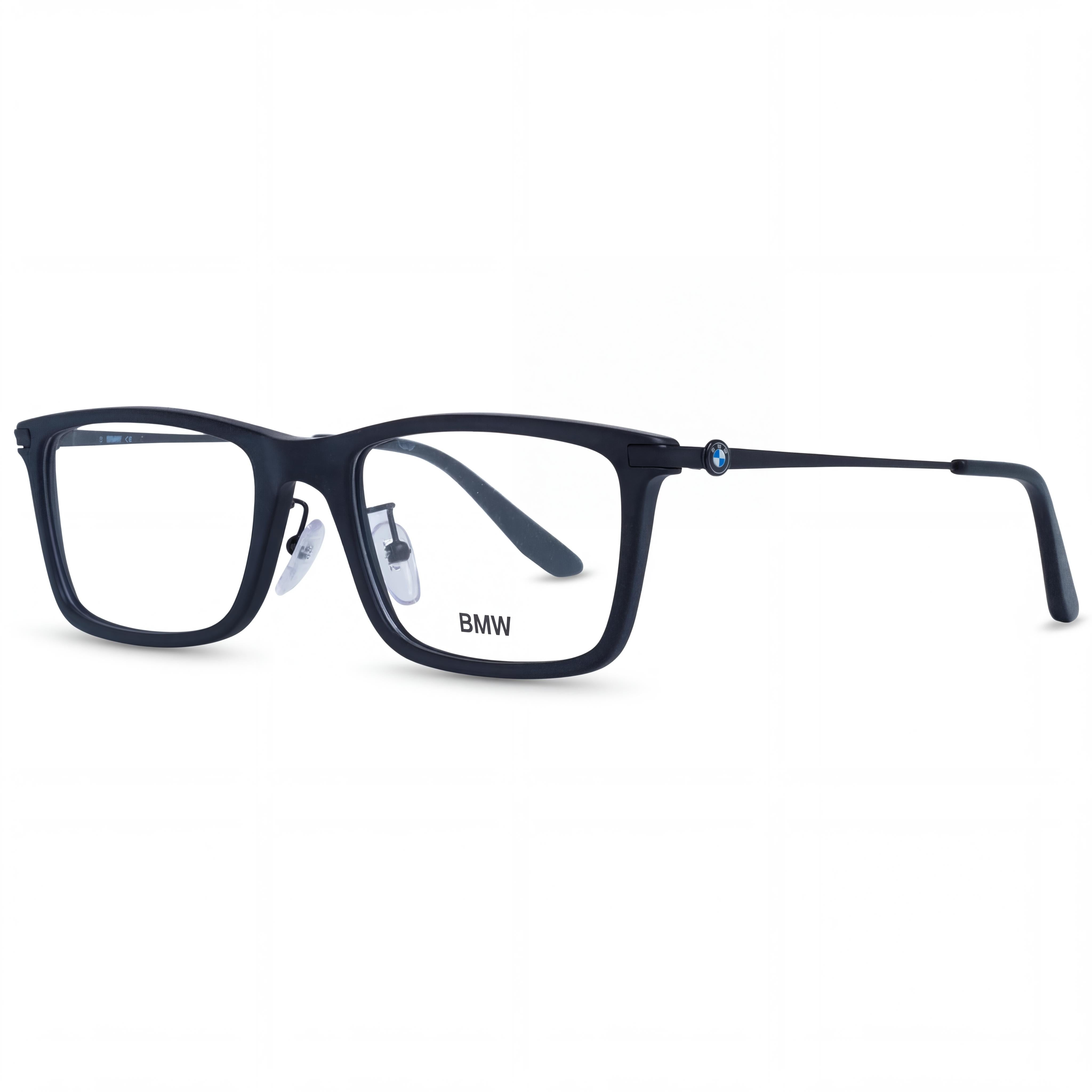 BMW Bw5020 Men's Prescription Ready Eyeglasses Frame, Crafted from Plastic in Matte Black Finish, Lens Width 56mm, Photo 1