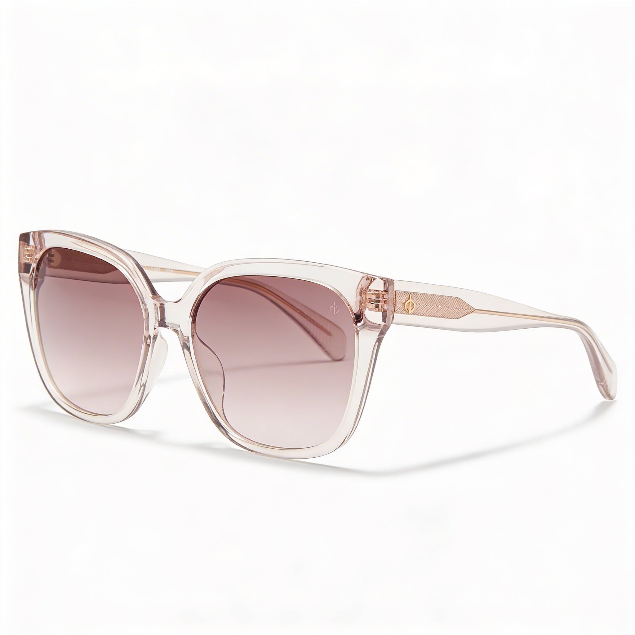 rag & bone Modern Heritage Women's Brown Acetate Frame, Brown Gradient UV Protected Sunglasses 56mm, Photo 1