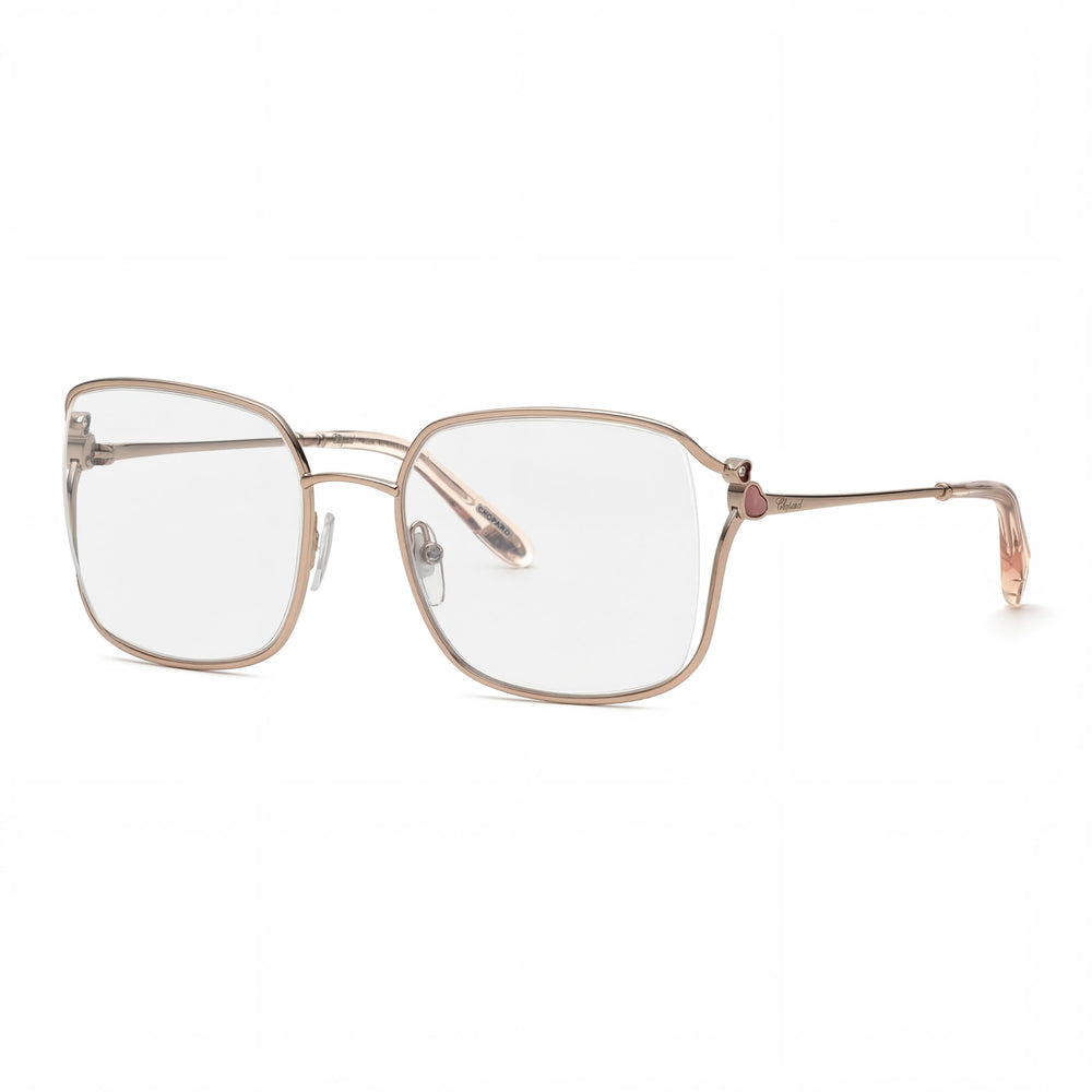 Chopard VCHG29S Women's Casual Metal Frame Non-Polarized Shiny Red Gold Eyeglasses 53mm