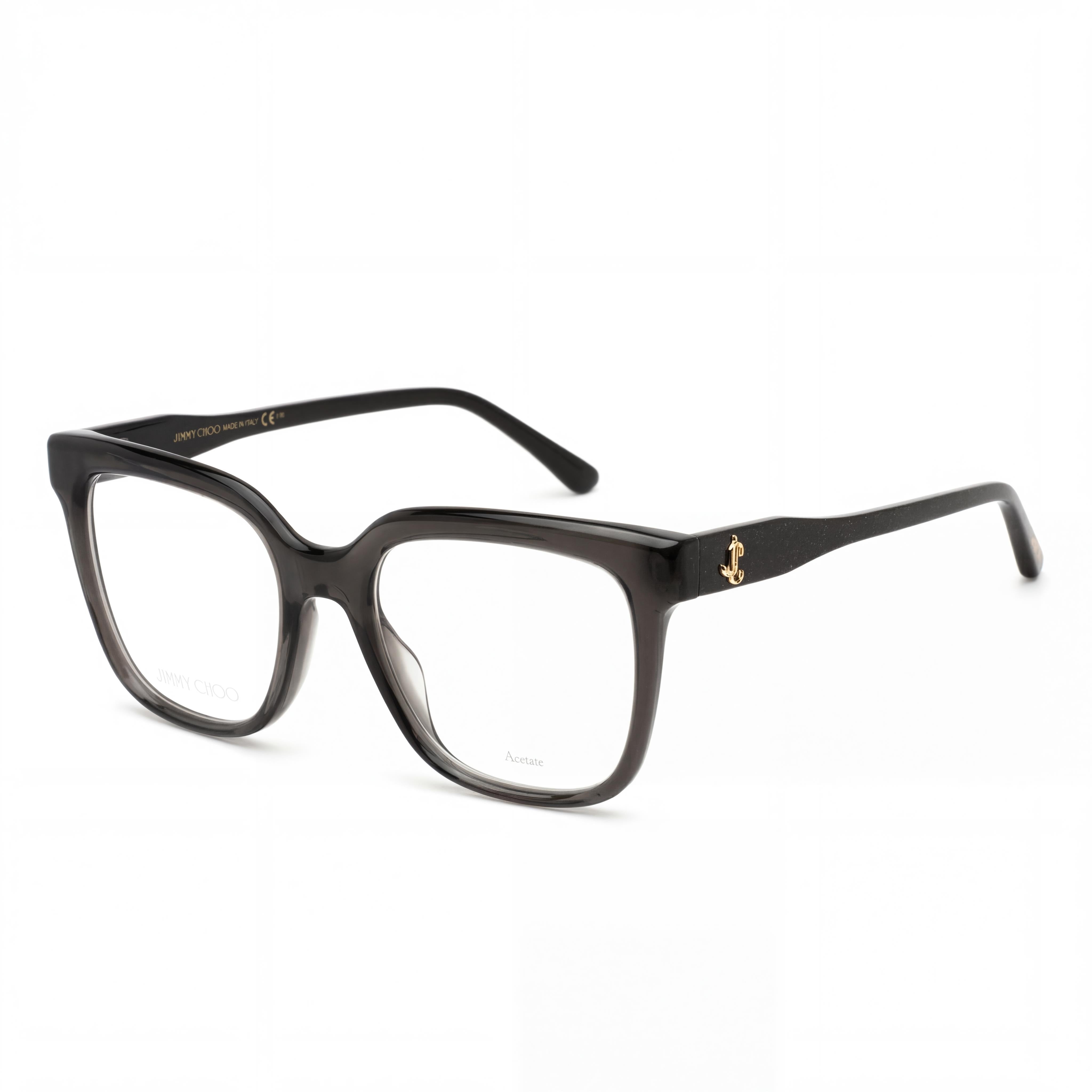 JIMMY CHOO Modern Men’s Acetate Eyeglasses with 51mm Lens Width, 19mm Bridge Width, and 145mm Temple Length, Photo 1