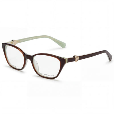 kate spade new york Emmalee Unisex Sunglasses with Brown Plastic Frame and Brown Polycarbonate Lenses 49mm
