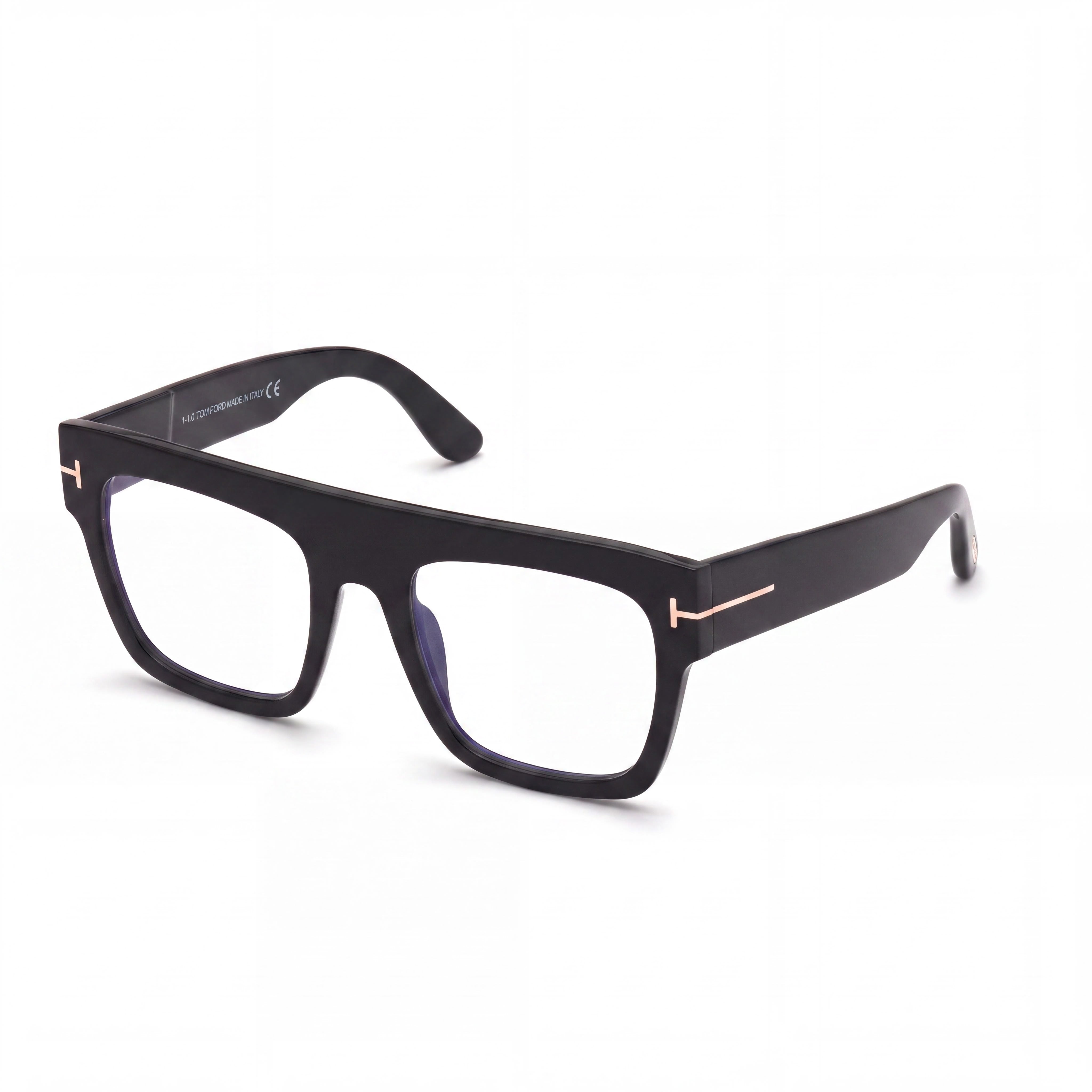 Tom Ford Renee FT0847 Women's Blue-Light Block Plastic Black Eyeglasses 52, Photo 1