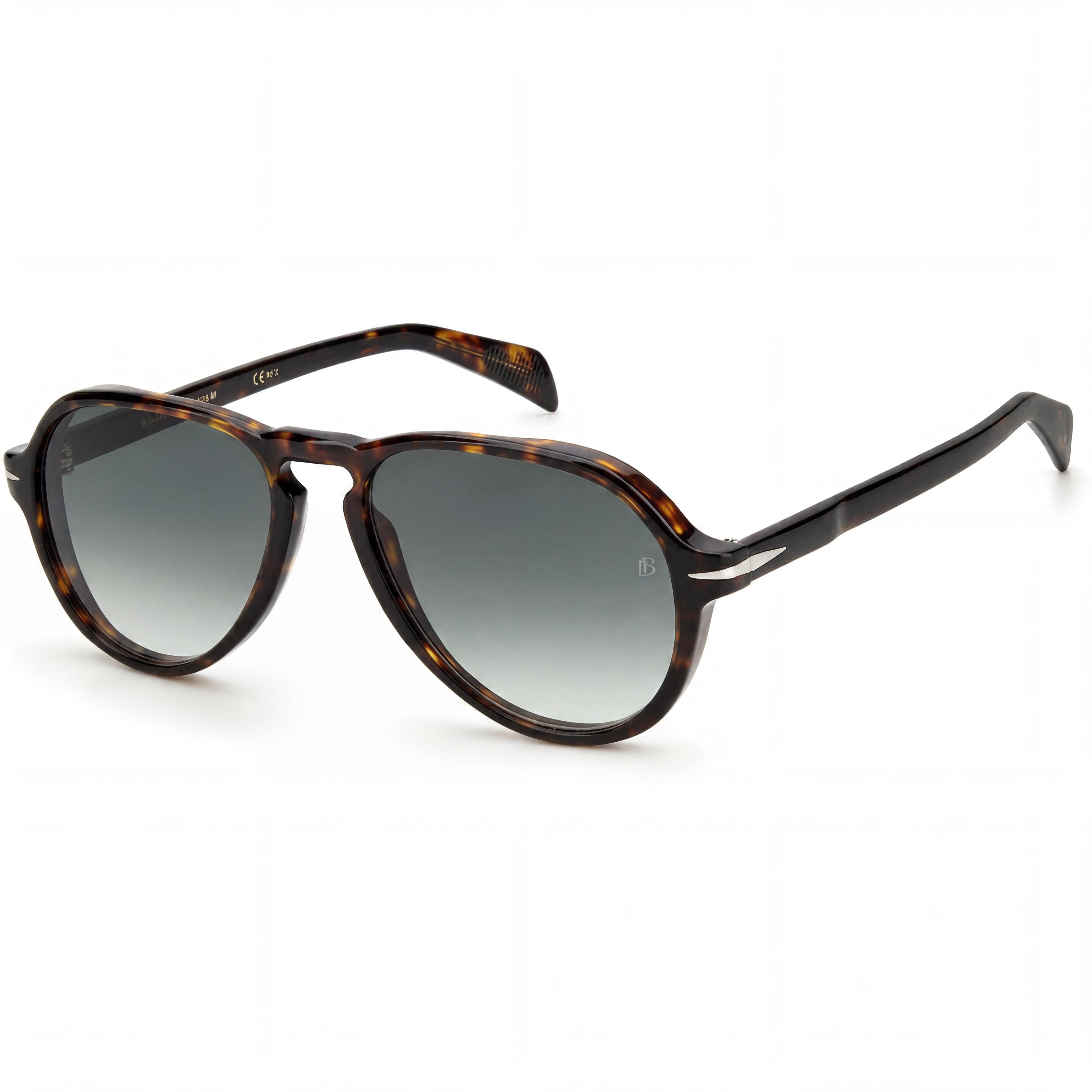 Gafas de sol unisex David Beckham Db 7079/S de acetato con montura y lentes color Habana, protección UV, 55 mm, Photo 1