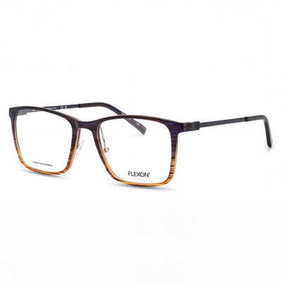 Flexon Ep8011 Women's Premium Cellulose Acetate Frame Sunglasses Navy Amber 53mm