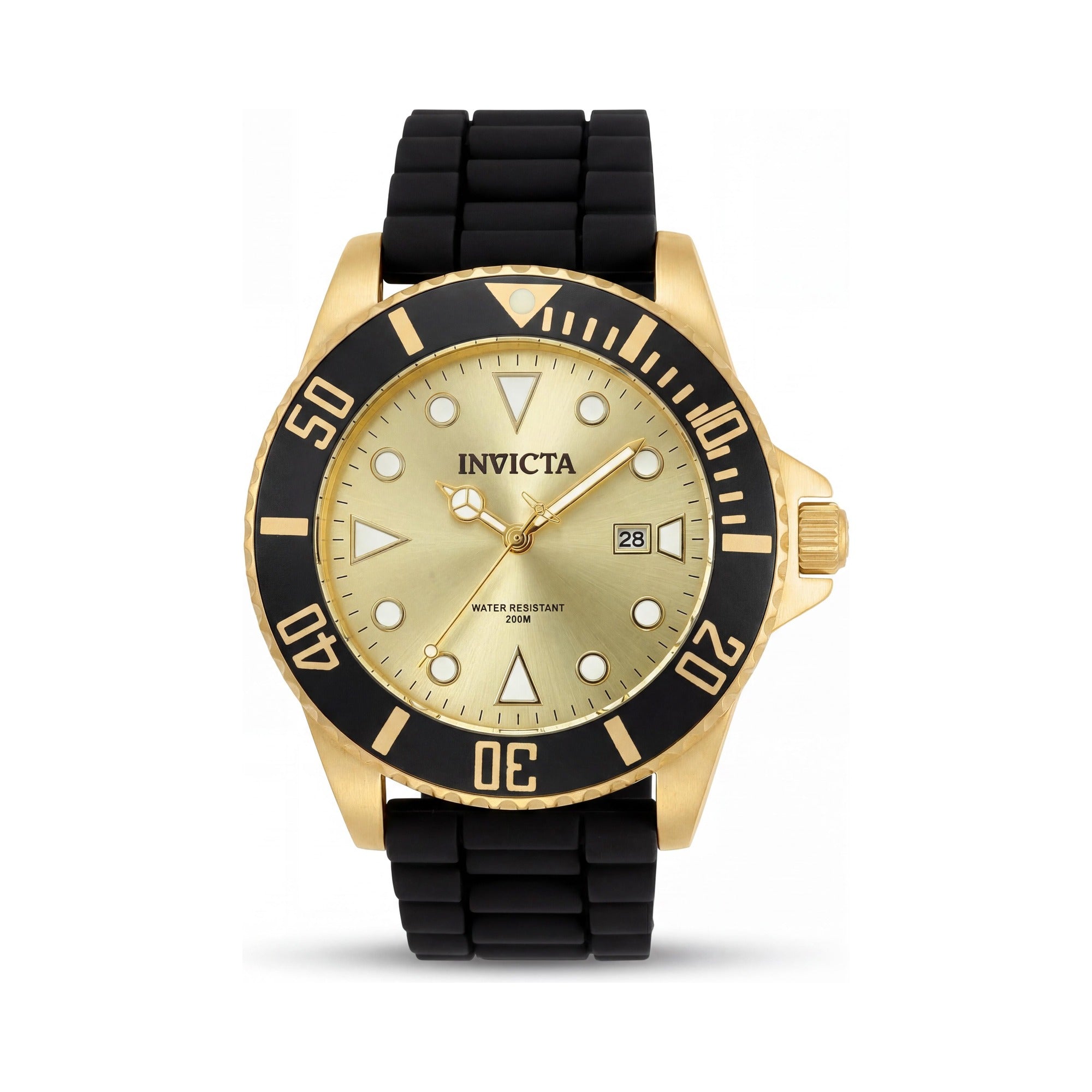 Invicta Pro Diver 90302 Men's Black Chronograph Watch, 44mm, Photo 1