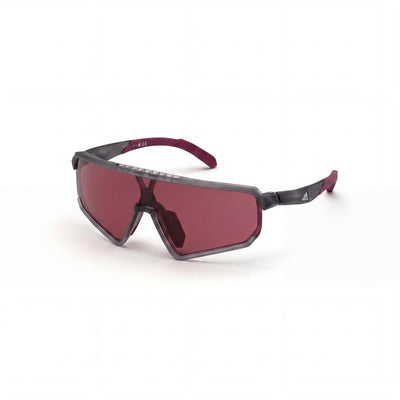 Adidas Contemporaneo Men's Grey Plastic Shield Vinaccia UV Protected Non-Polarized Sunglasses 58mm