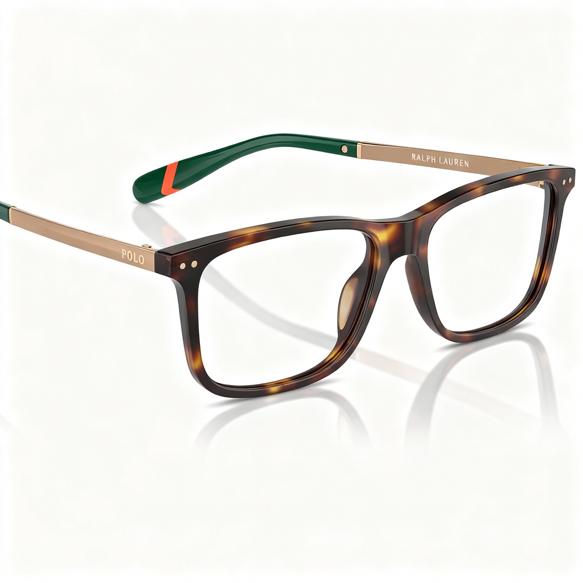 POLO RALPH LAUREN Ph2273 Men's Rectangular Shiny Brown Tortoise Plastic Eyeglasses 56-17-150