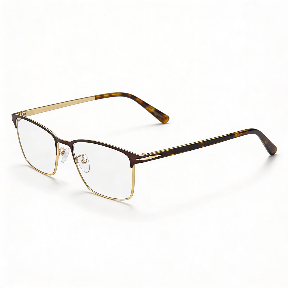 Gafas de sol David Beckham Db 1059/F unisex con montura metálica y lentes de policarbonato polarizadas, color marrón mate y dorado, 55 mm
