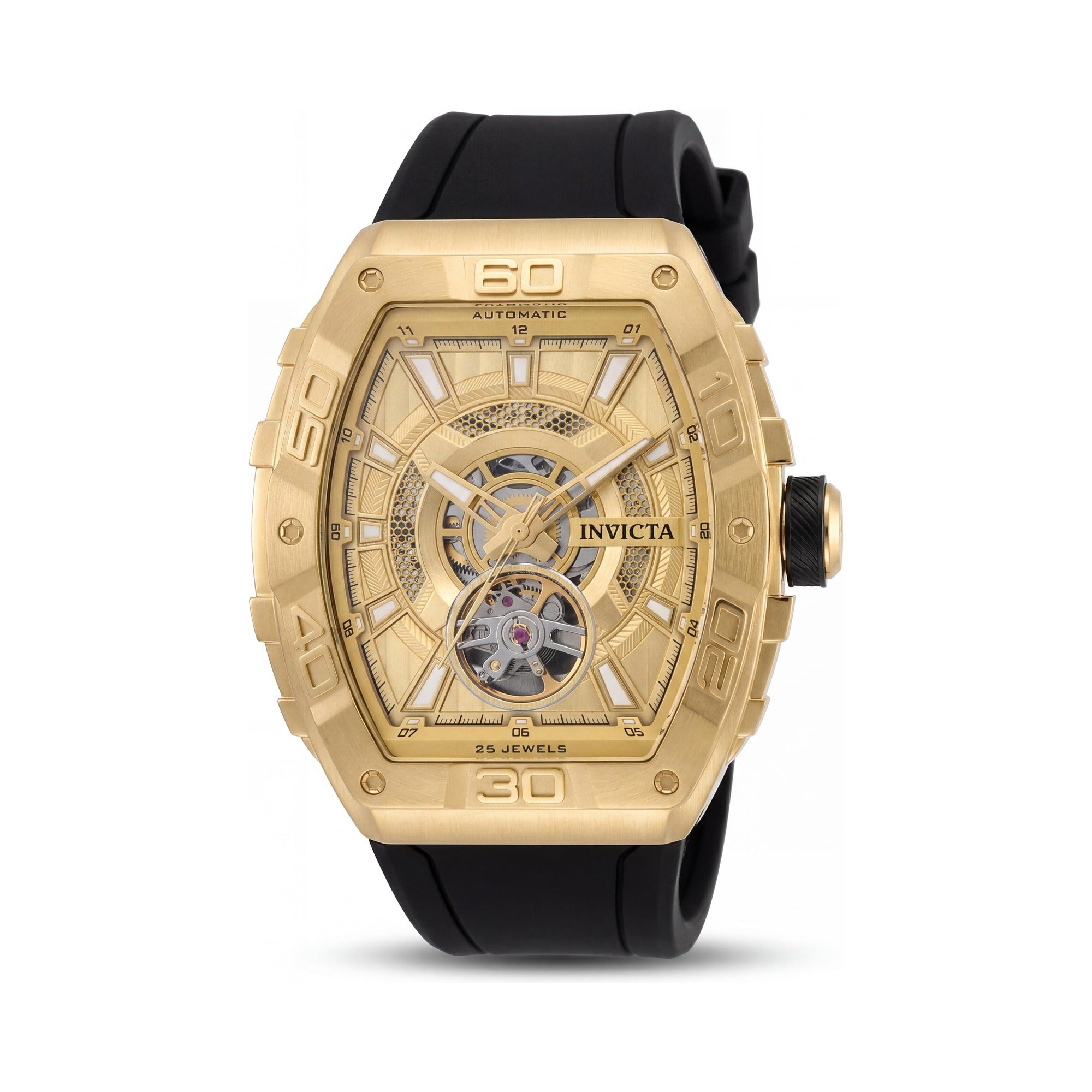 Invicta S1 Rally Men's Gold Tone Stainless Steel, Aluminum & Carbon Fiber Automatic Watch 40mm, Photo 1