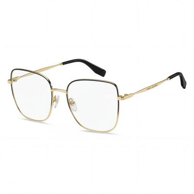 Marc Jacobs Marc 704 Gafas para Hombre con Montura de Acero Inoxidable en Negro Oro, Ancho de Lente 56mm