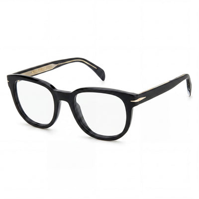 Gafas de sol unisex David Beckham DB 7097 de plástico negro no polarizadas de 50 mm