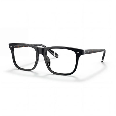 POLO RALPH LAUREN Ph2270u Universal Fit Women's Acetate Rectangular Shiny Black Eyeglass Frames 56mm