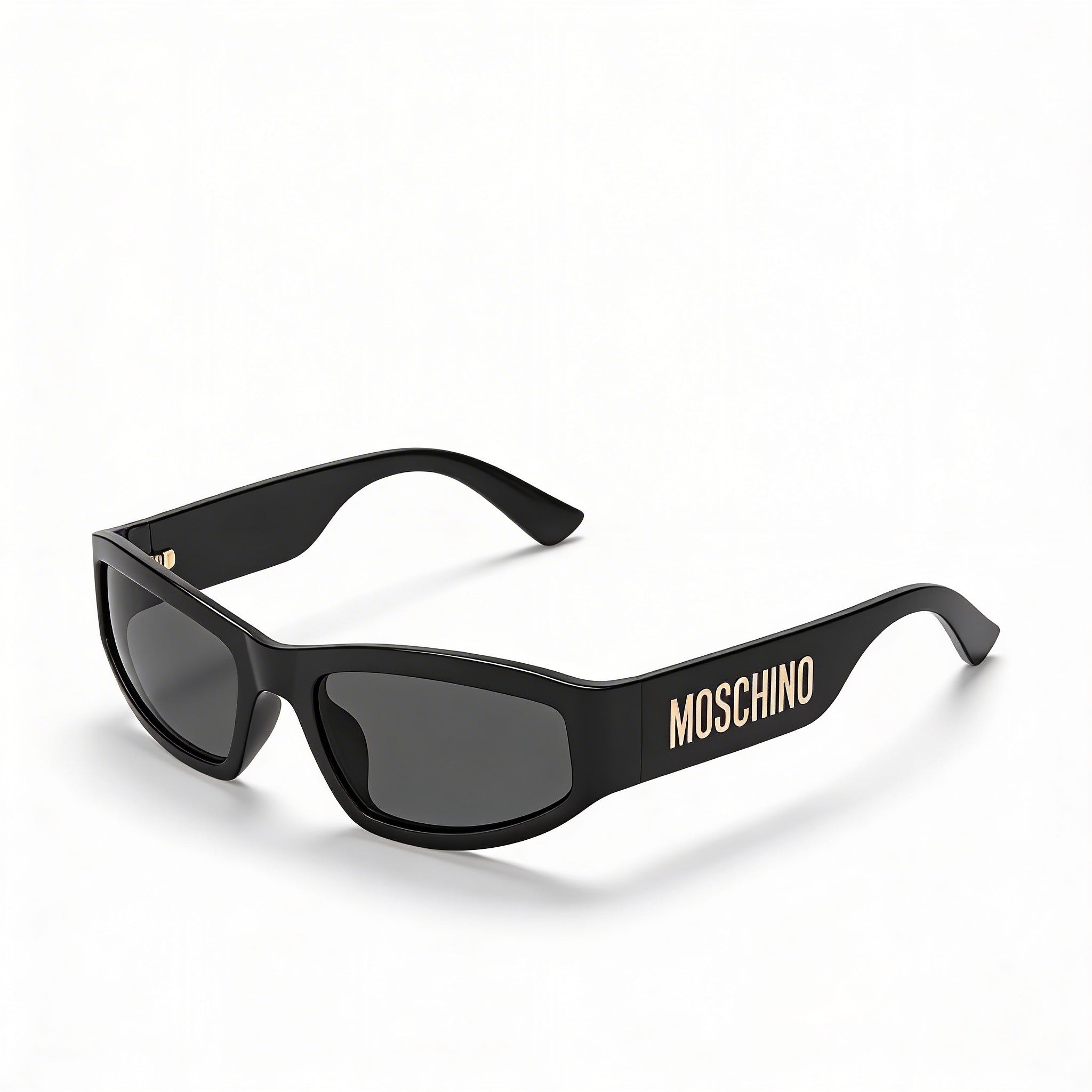 Moschino MOS164/S Men's Black Polyamide Inj-GRIL. Non-Polarized Grey Lens Sunglasses 60mm, Photo 1