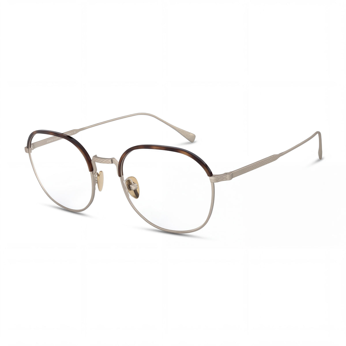 GIORGIO ARMANI Ar 5103j Men's Metal Frame Eyeglasses Moro Avana & Matte Pale Gold 51mm, Photo 1