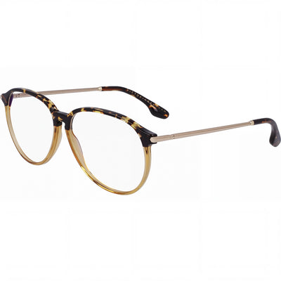 Gafas Victoria Beckham Vb2606 para hombre, montura carey ámbar, ancho de lente 57 mm, puente 13 mm, patilla 140 mm